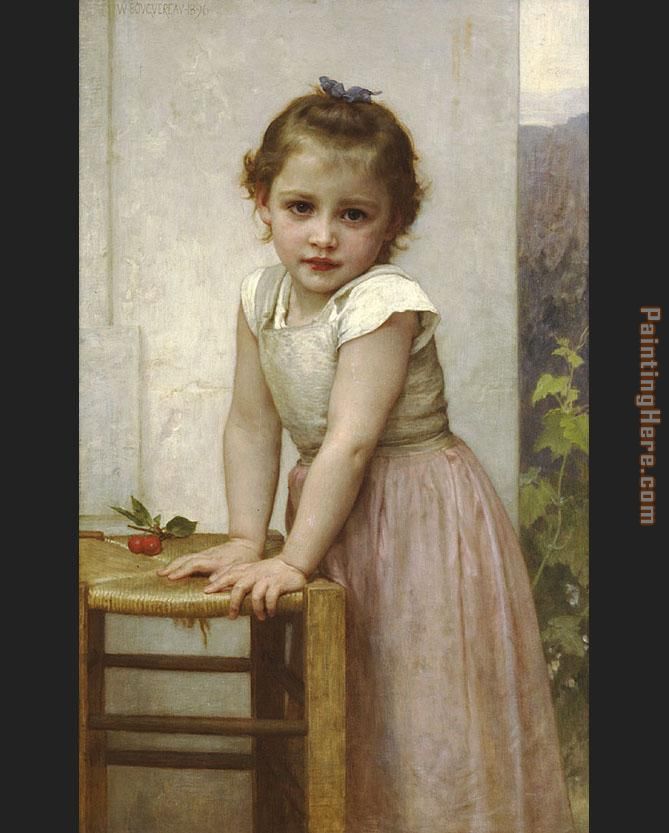 Yvonne painting - William Bouguereau Yvonne art painting