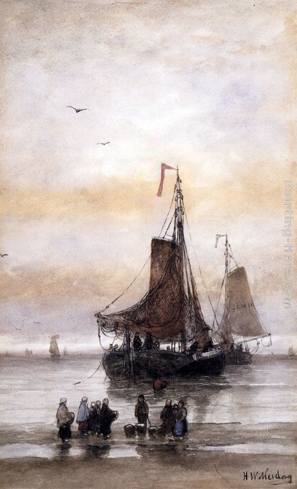 The Arrival Of The Fleet Hendrik Willem Mesdag