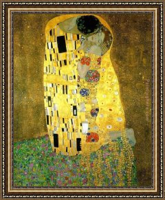 The Kiss le Baiser Il Baccio Framed Paintings for Sale