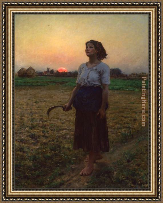 Jules Breton Song of the Lark Framed Painting for sale