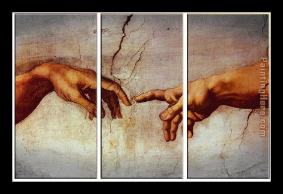 Other CREATION OF ADAM Framed Painting Other CREATION OF ADAM Framed Painting
