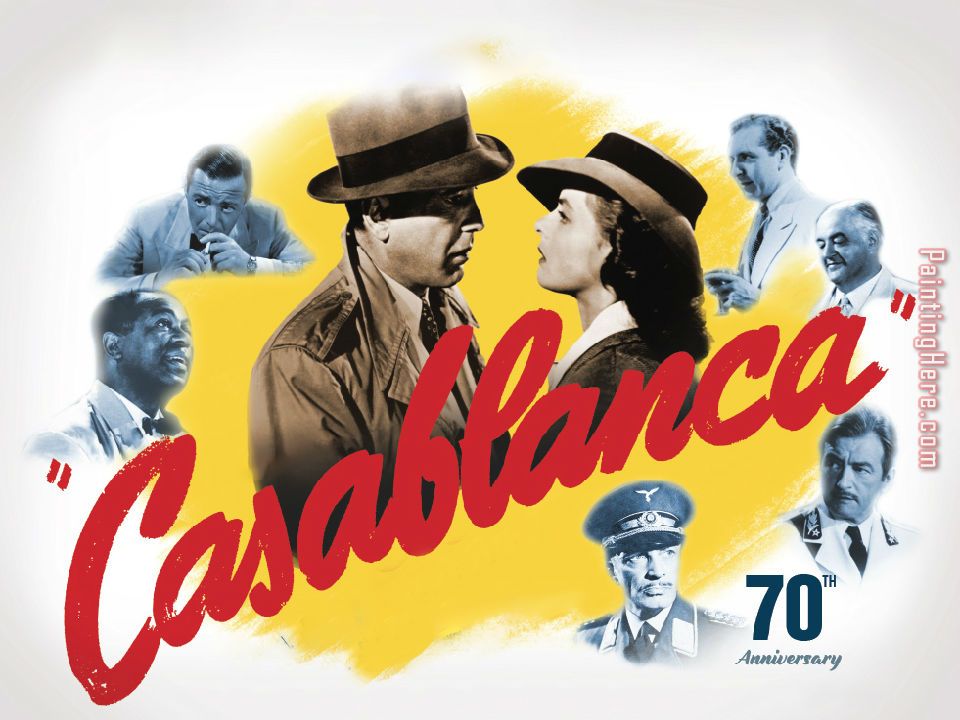 Casablanca painting - 2017 new Casablanca art painting