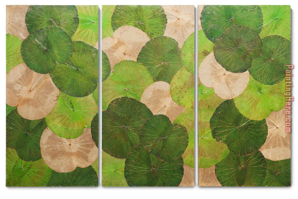 Lotus Leaf painting - 2017 new Lotus Leaf art painting