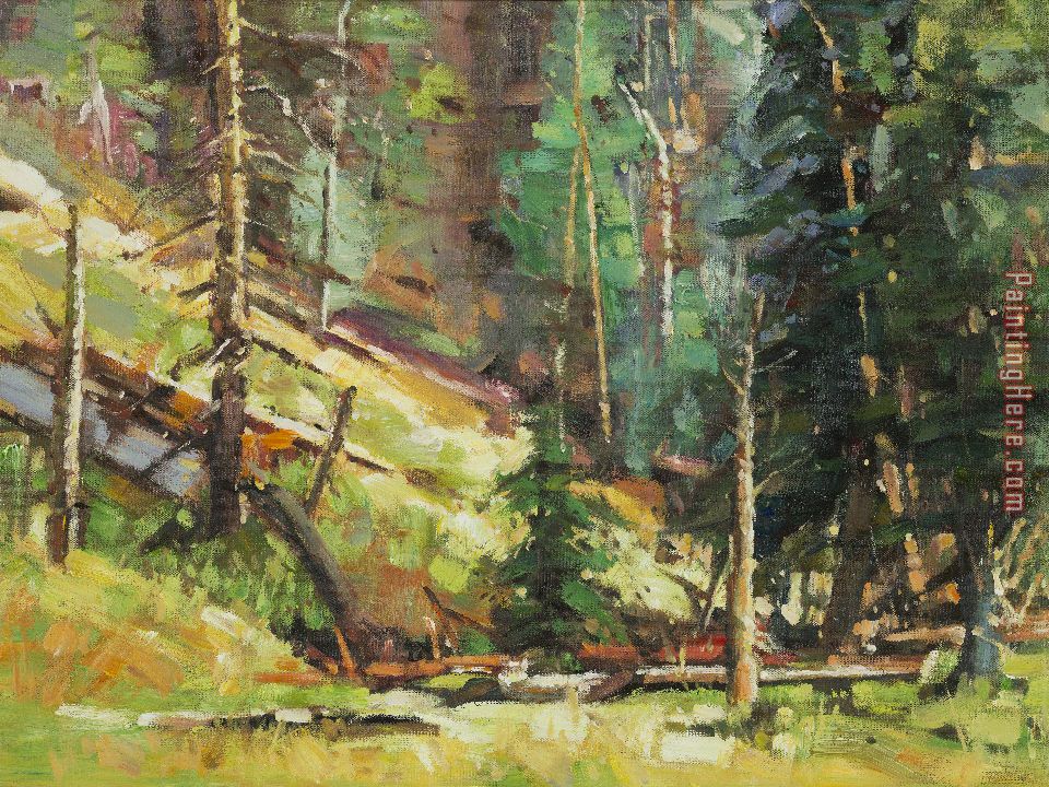 Pines 2 painting - 2017 new Pines 2 art painting