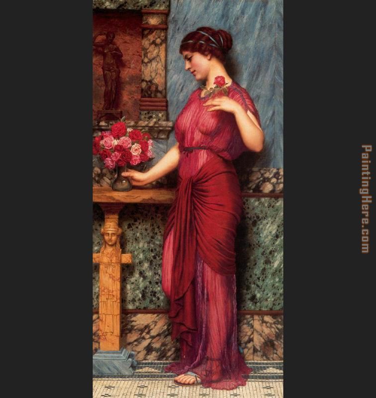 An Offering to Venus painting - John William Godward An Offering to Venus art painting
