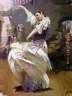 Flamenco in White by Pino