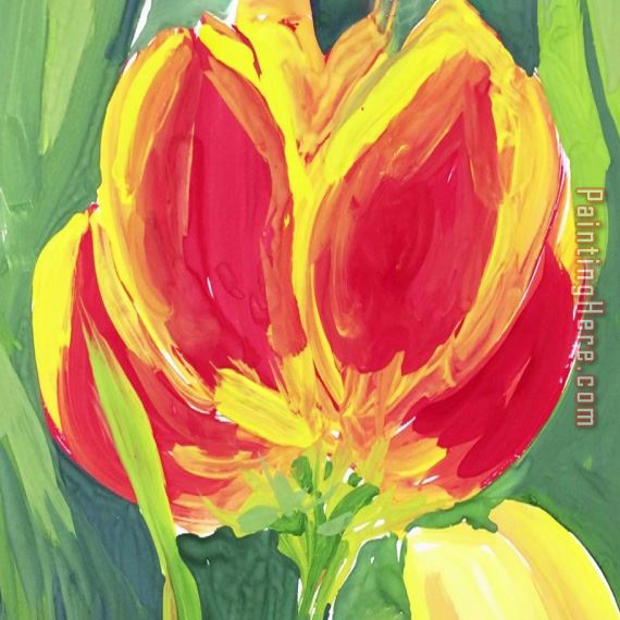Riotous Tulips VI painting - Alfred Gockel Riotous Tulips VI art painting