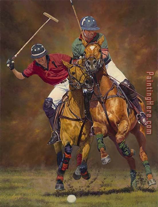 Clash of The Centaurs painting - Leroy Neiman Clash of The Centaurs art painting