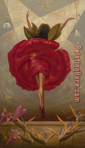 Flamenco Dancer painting - Vladimir Kush Flamenco Dancer art painting