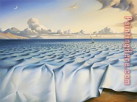 Ripples in The Ocean painting - Vladimir Kush Ripples in The Ocean art painting
