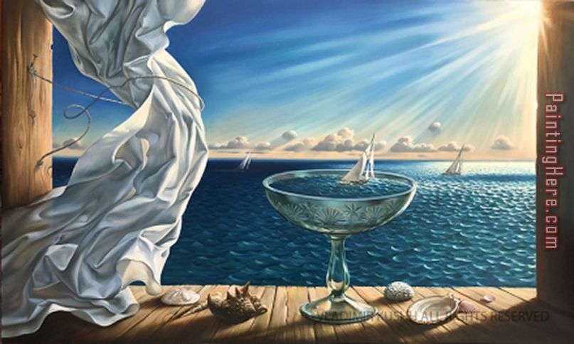 Safe Harbor painting - Vladimir Kush Safe Harbor art painting