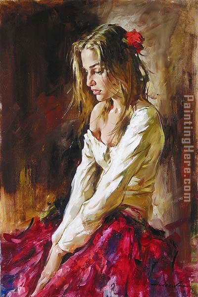 Andrew Atroshenko Contemplation painting anysize 50% off ...