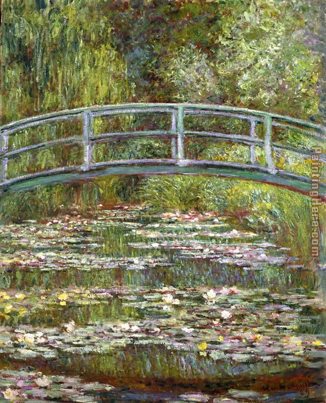 Claude Monet Bridge over a Pool of Water Lilies painting anysize 50% ...