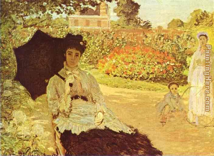 Claude Monet Camille Monet in the Garden painting anysize 50% off ...