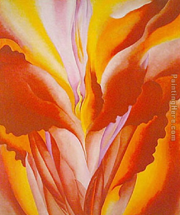 Georgia O'Keeffe Red Canna'24 painting anysize 50% off - Red Canna'24 ...