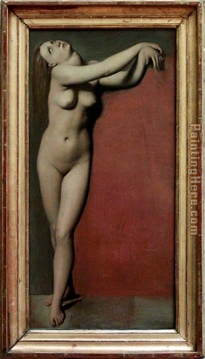 Angelica Nude painting - Jean Auguste Dominique Ingres Angelica Nude art painting
