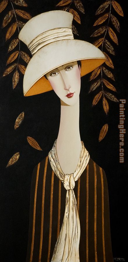 Unknown Artist Annette in Autumn painting anysize 50% off - Annette in ...