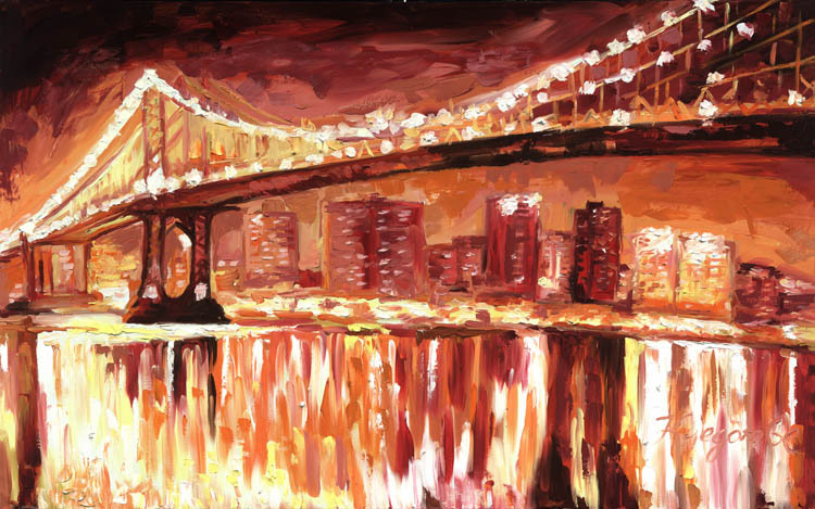 BROOKLYN BRIDGE Painting 50% off