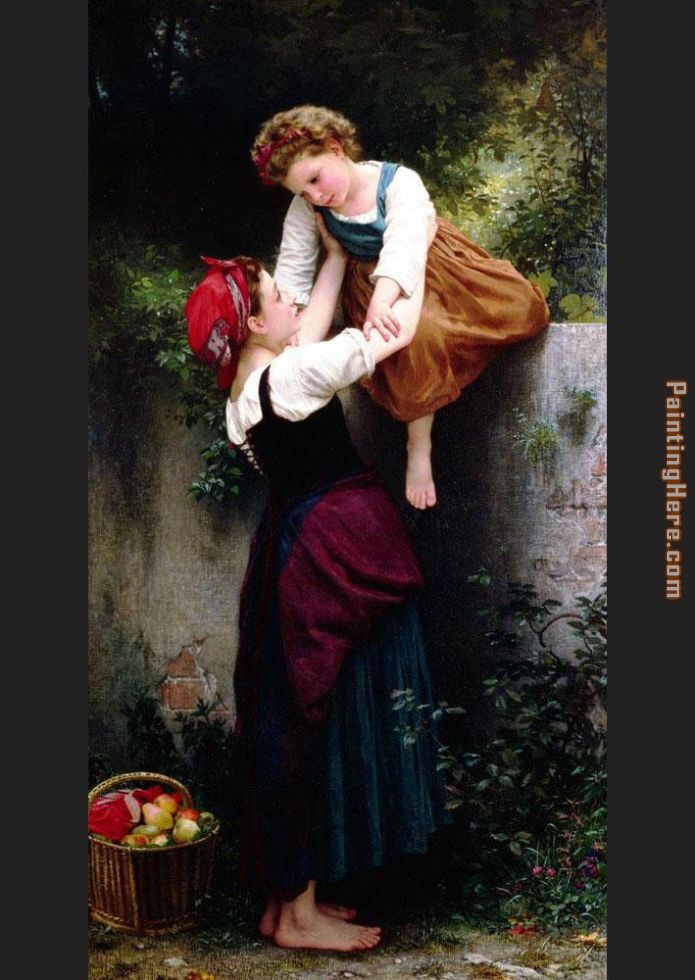 Little Thieves painting - William Bouguereau Little Thieves art painting