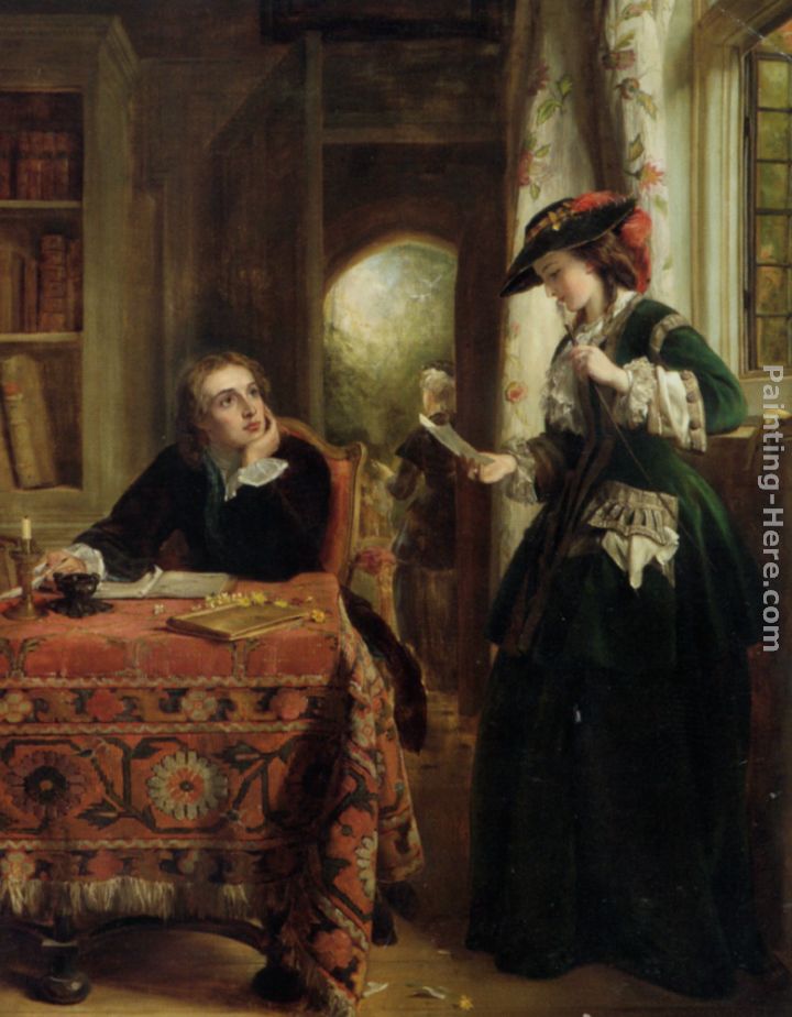 John Callcott Horsley The Poets Theme painting anysize 50% off - The ...