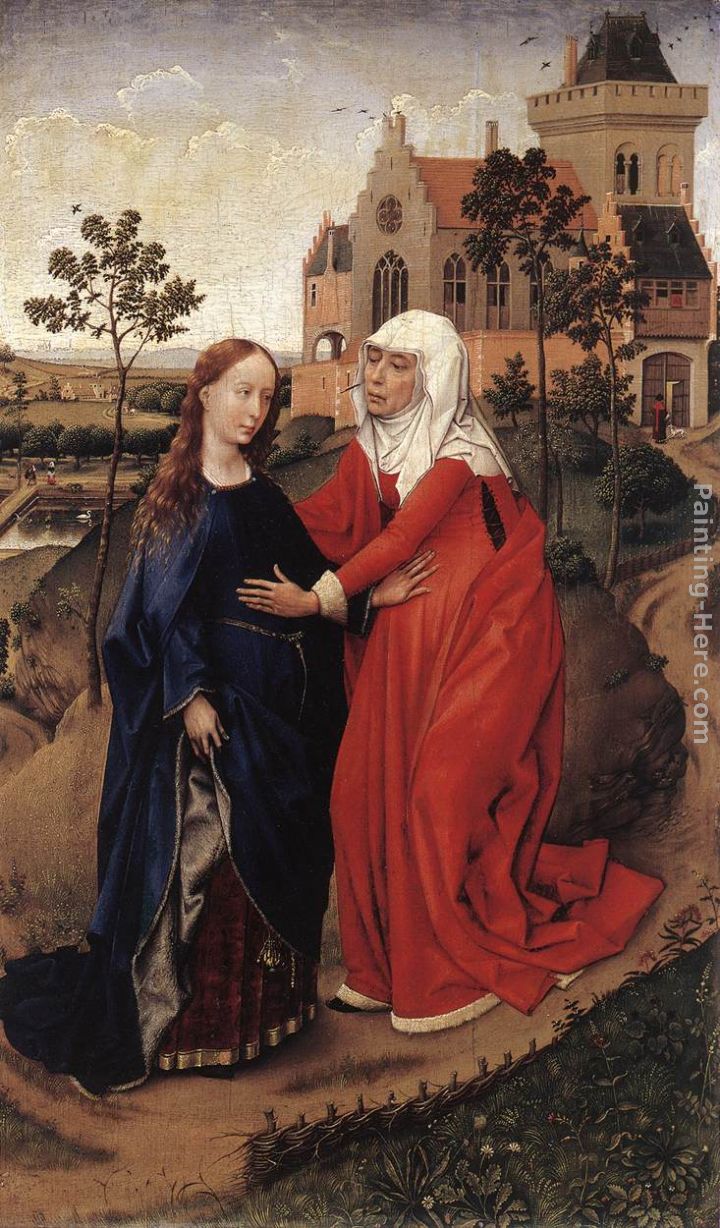 Rogier van der Weyden Visitation painting anysize 50% off - Visitation ...