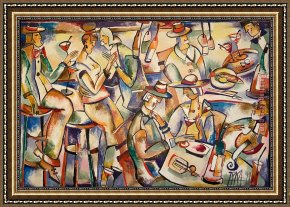 24 Hours at Lemans Framed Paintings - Happy Hours by 2010