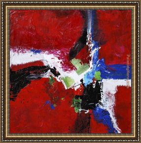 The Heart of The Andes Framed Paintings - Junction of the Heart ii by 2010