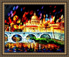 The Glorious Lightning Framed Paintings - Glorious Roma by 2011