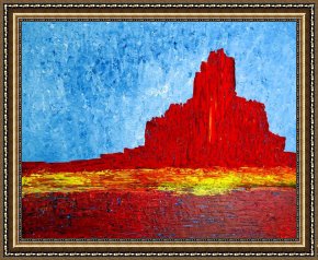 The Valley of Peace Framed Paintings - Monument Valley by 2011