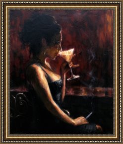 The Night Cafe Framed Paintings - NIGHT LIFE by 2011