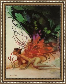 The Ignorant Fairy Framed Paintings - yummy fairy by 2011