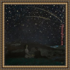 Under The Stars Framed Paintings - A Soul Full of Stars by 2017 new