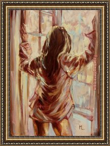 Amalfi Dia Cappuccini Framed Paintings - Comenzando Dia by 2017 new