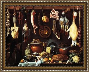 2017 New Framed Paintings - Dispensa Con Trancio Di Cinghiale Pasticcio Anatra by 2017 new