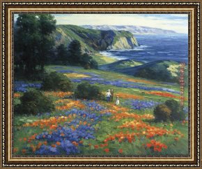 2017 New Framed Paintings - Floral Doman by 2017 new