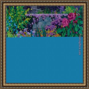 Golding Constable's Flower Garden Framed Paintings - Flower Garden by 2017 new