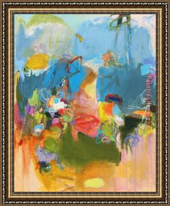 2017 New Framed Paintings - Geranium Lucidem by 2017 new