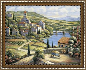 2017 New Framed Paintings - The Village by 2017 new