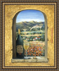 2017 New Framed Paintings - Wine And Poppies by 2017 new