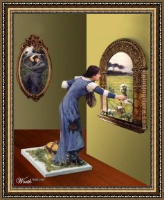 Allegory of Arts Framed Paintings - The Flower Picker by 3d art