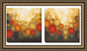 Gardens of The Vatican Framed Paintings - Sean Jacobs Garden Party by Abstract