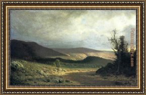 Kentucky Derby Framed Paintings - Sun in Kentucky by Alexander Helwig Wyant