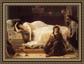 Alexandre-gabriel Decamps Framed Paintings - Phedre by Alexandre Cabanel