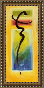 The Passion of Music Framed Paintings - Moved By the Music II by Alfred Gockel