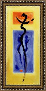 The Passion of Music Framed Paintings - Moved By the Music III by Alfred Gockel