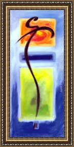 The Passion of Music Framed Paintings - Moved By the Music IV by Alfred Gockel