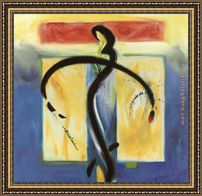 The Passion of Music Framed Paintings - Moved By The Music VII by Alfred Gockel
