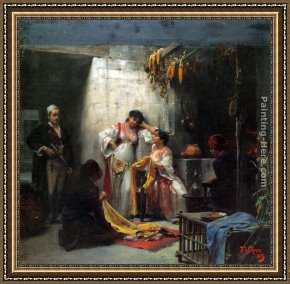 Hard Times Framed Paintings - A Hard Decision by Alois Hans Schramm