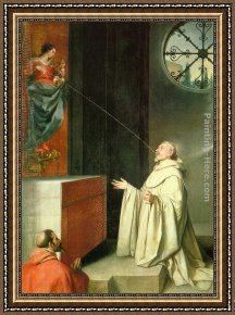 The Vision Beyond Framed Paintings - The Vision of St Bernard by Alonso Cano