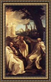 The Vision Beyond Framed Paintings - The Vision of St Romuald by Andrea Sacchi